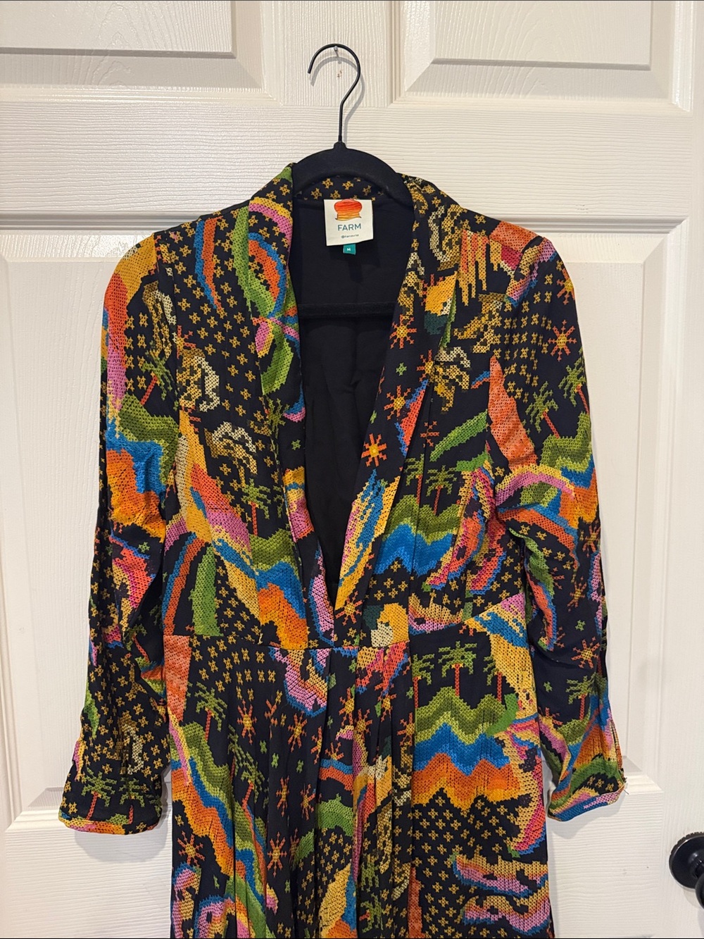 Farm Rio Macaw Island maxi dress, medium - Picture 3 of 7
